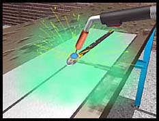 MIG welder- close up