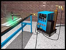 TIG welder- wide shot