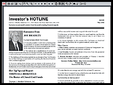 Investor's HOTLINE