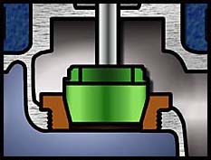 Plug Valve Extreme Close Up