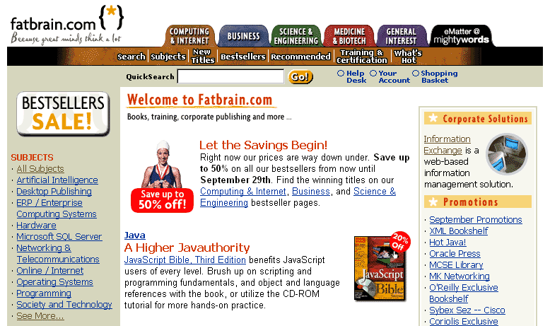 Fatbrain Computing Homepage